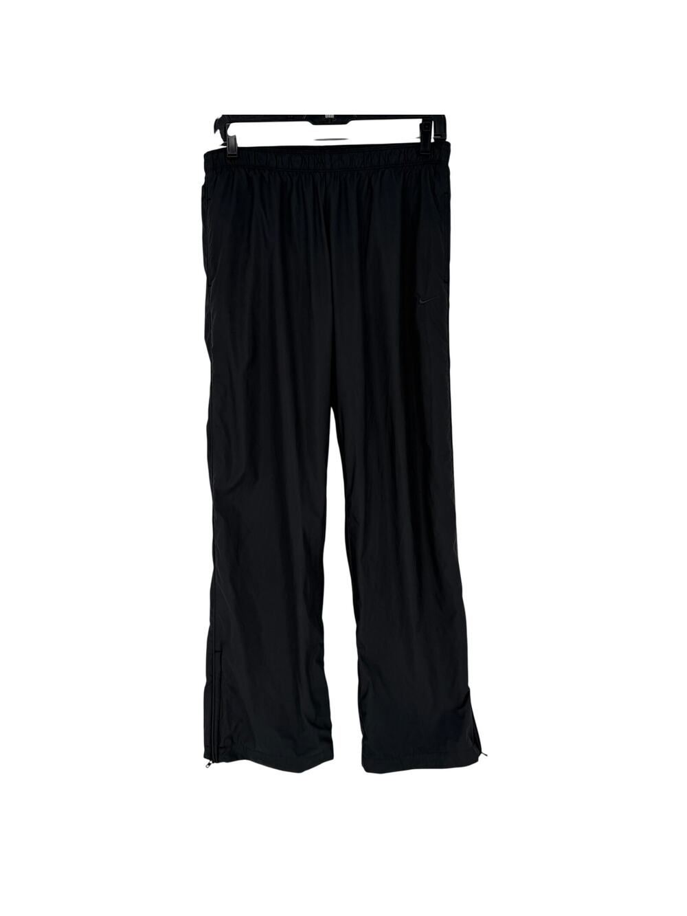 NIKE Women's Classic Mesh Lined Woven Pant Size Medium Black Zipper  532480 014